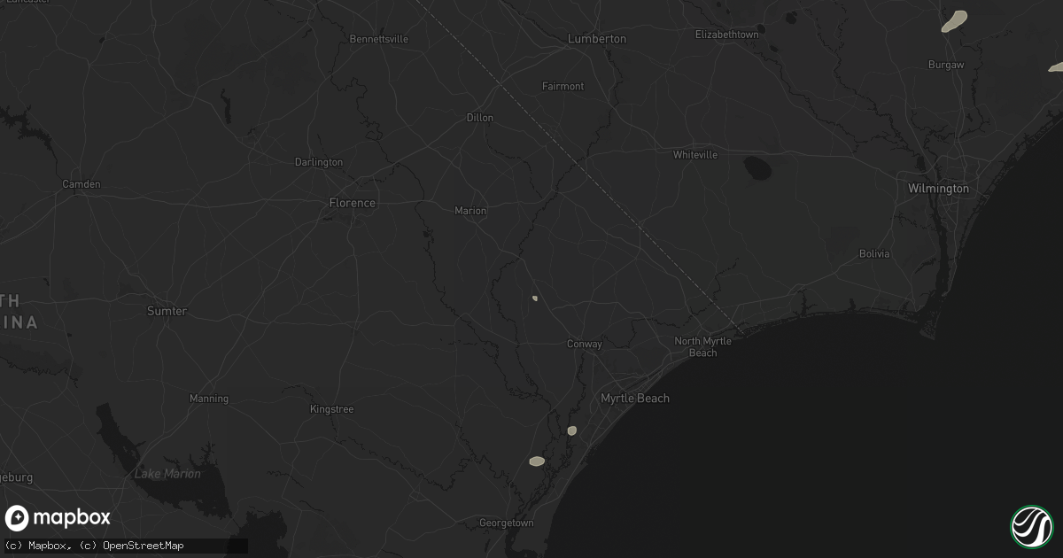Hail map in Galivants Ferry, SC on June 14, 2026