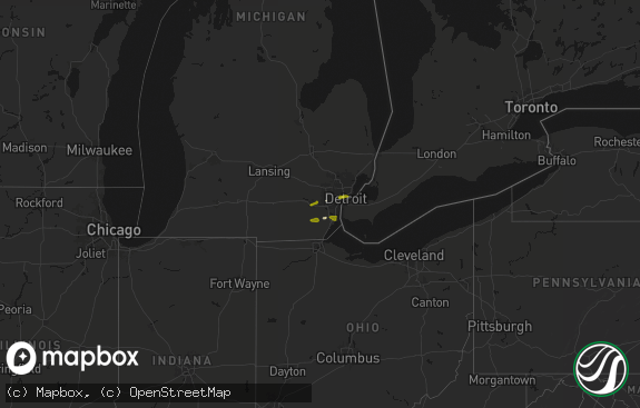 Hail map preview on 06-14-2026
