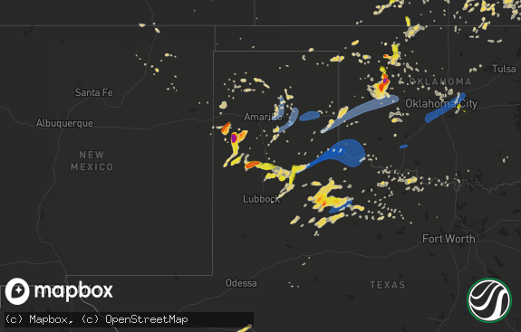 Hail map preview on 06-15-2019