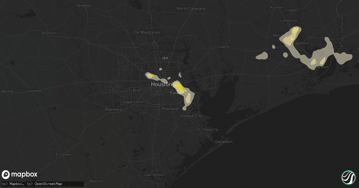 Hail map in Pasadena, TX on June 15, 2021