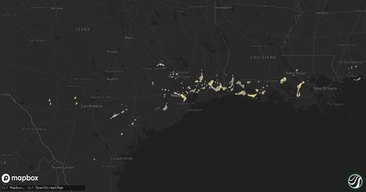 Hail map on June 15, 2021