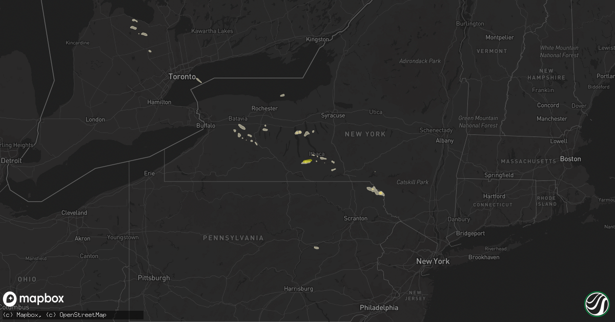 Hail map on June 15, 2022