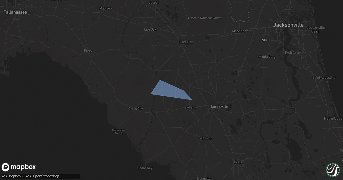 Hail map in High Springs, FL on June 15, 2023