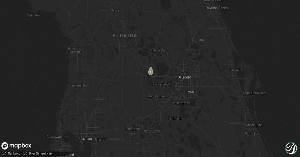 Hail map in Clermont, FL on June 15, 2024