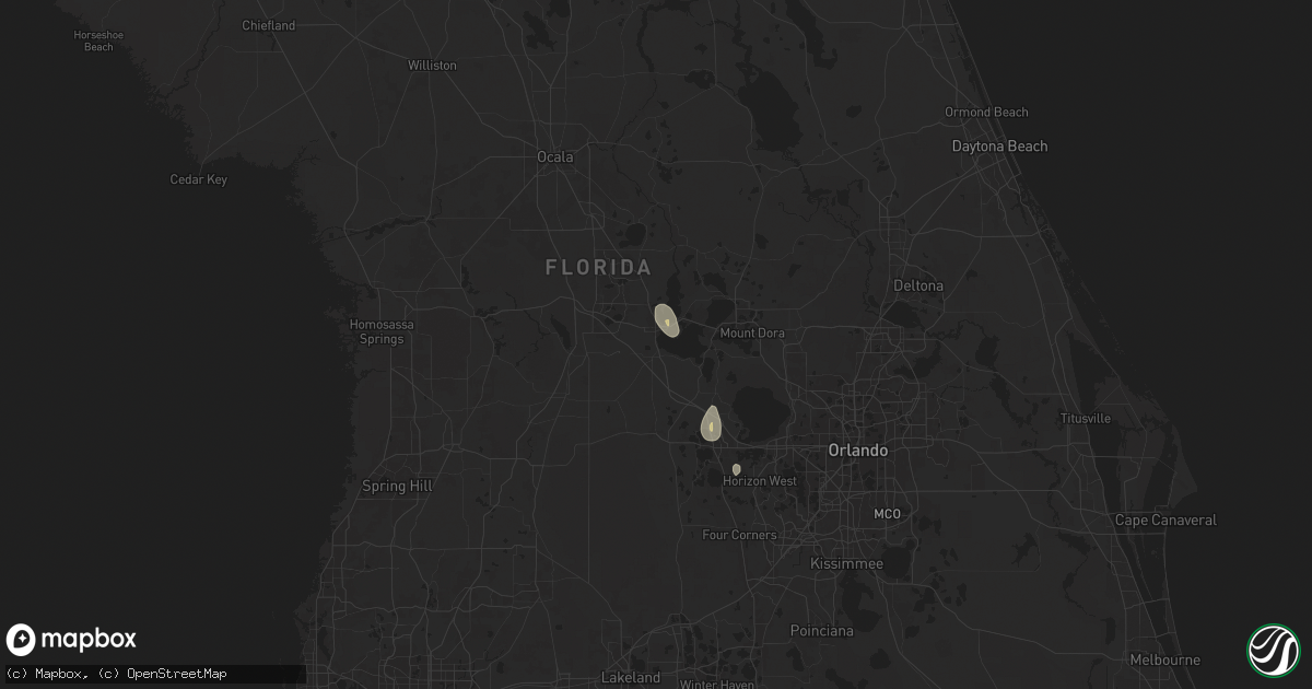 Hail map in Leesburg, FL on June 15, 2024