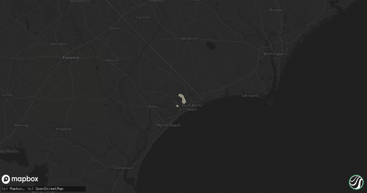 Hail map in Longs, SC on June 15, 2024