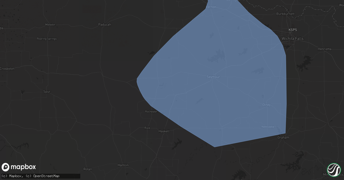 Hail map in Munday, TX on June 15, 2025