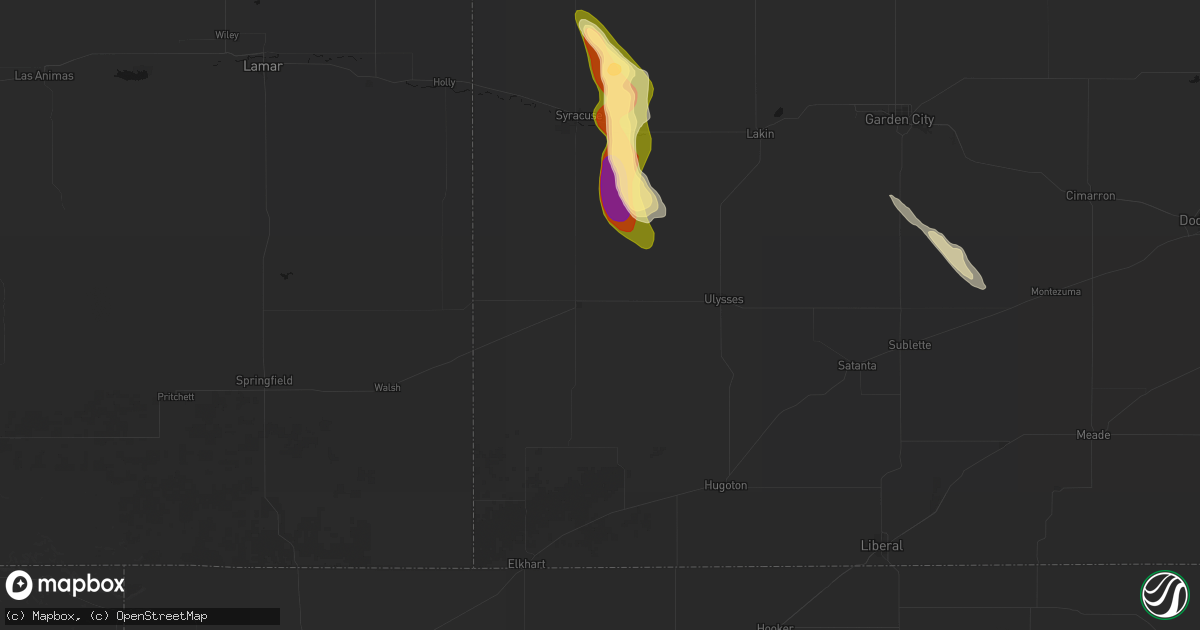 Hail map in Johnson, KS on June 15, 2026