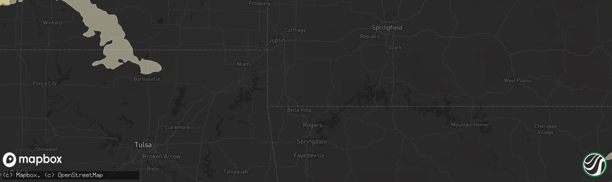 Hail map in Altus, OK on June 16, 2011