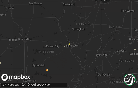 Hail map preview on 06-16-2013