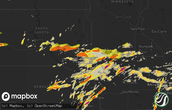 Hail map preview on 06-16-2014