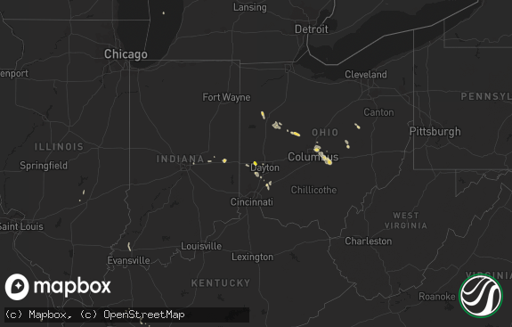 Hail map preview on 06-16-2018