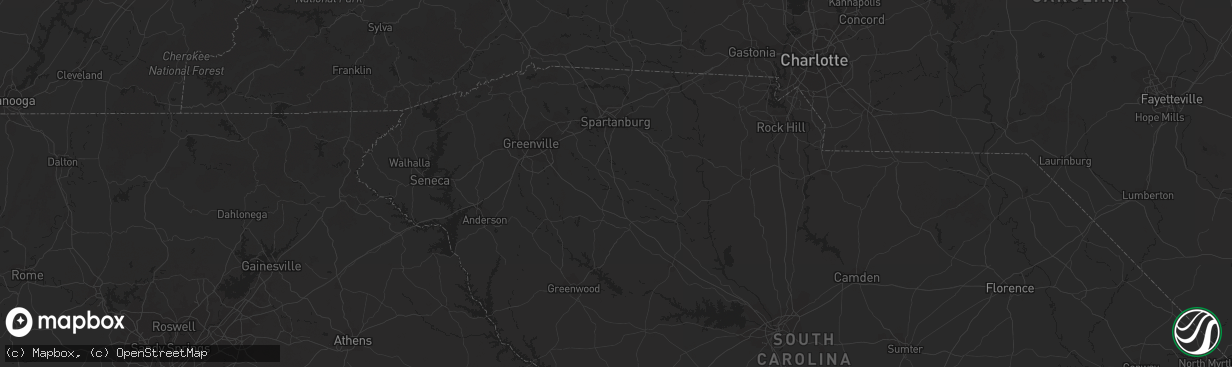 Hail map in Wilmington, DE on June 16, 2023