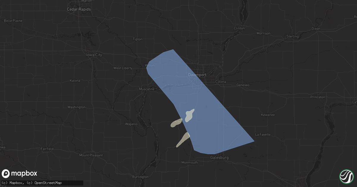 Hail map in Taylor Ridge, IL on June 16, 2024