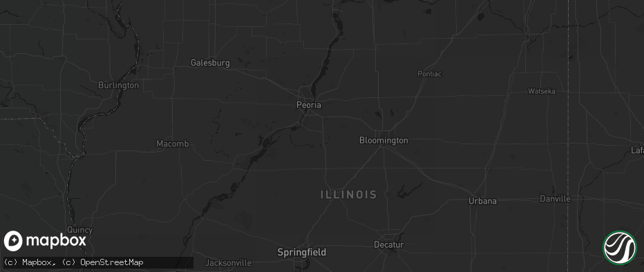 Hail map in Tremont, IL on June 16, 2026