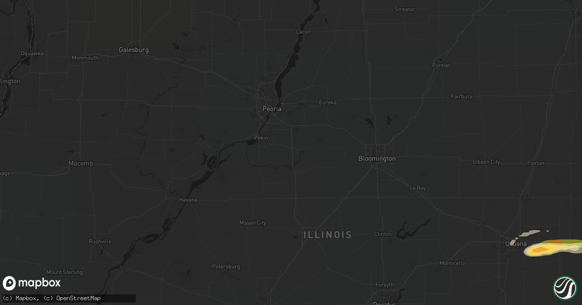 Hail map in Tremont, IL on June 16, 2026