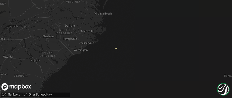 Hail map on June 16, 2026