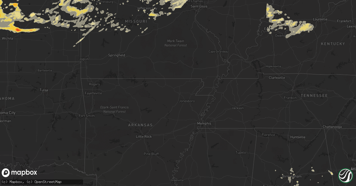 Hail map in Indiana on June 17, 2011
