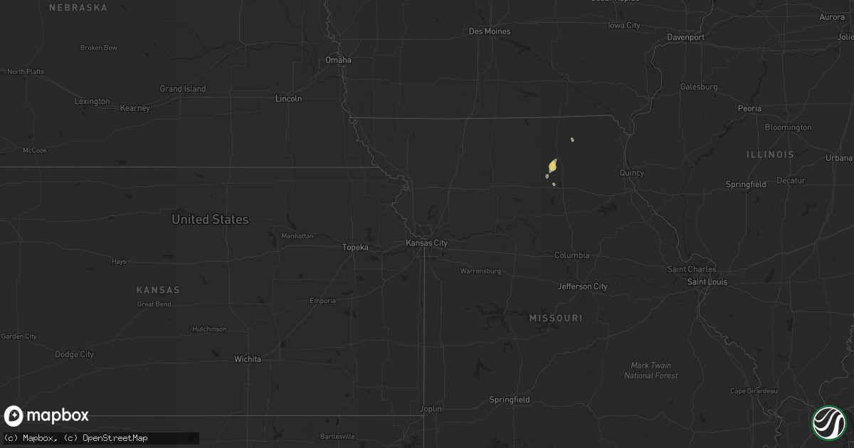 Hail map in Texas on June 17, 2012
