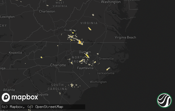 Hail map preview on 06-17-2015