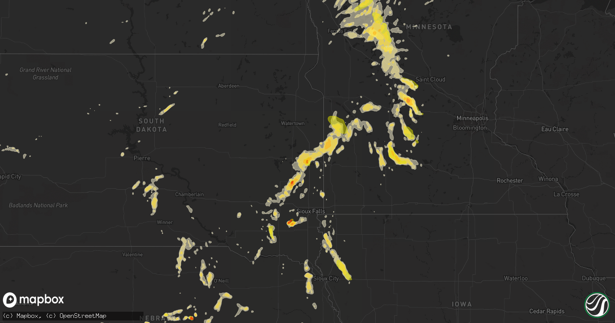 Hail map on June 17, 2016
