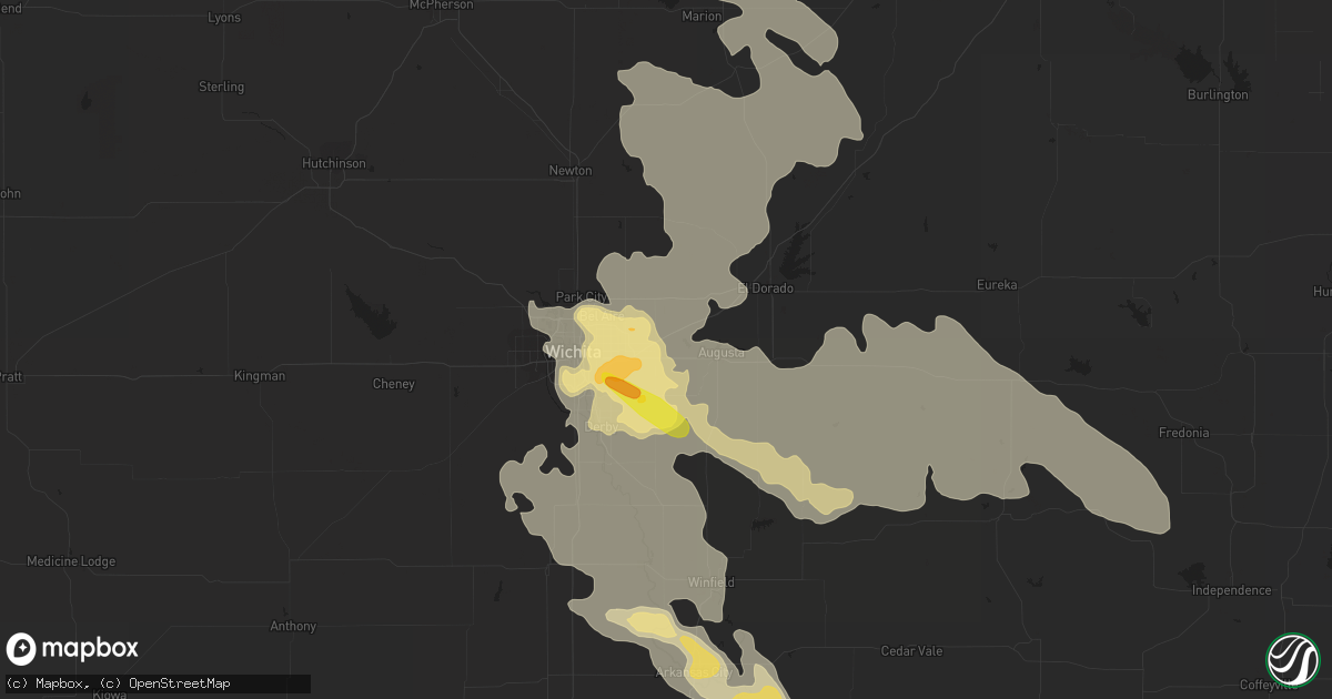 Hail map in Andover, KS on June 17, 2017