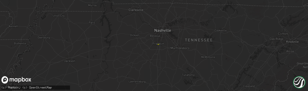 Hail map in Franklin, TN on June 17, 2018