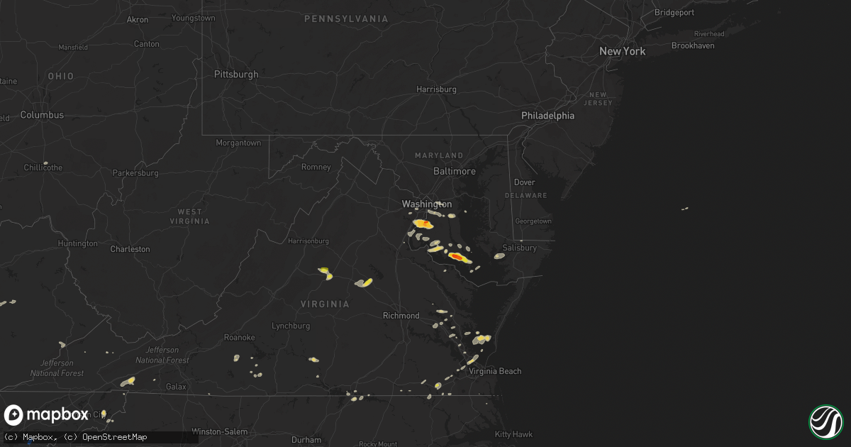 Hail map on June 17, 2019
