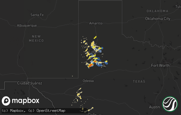 Hail map preview on 06-17-2020