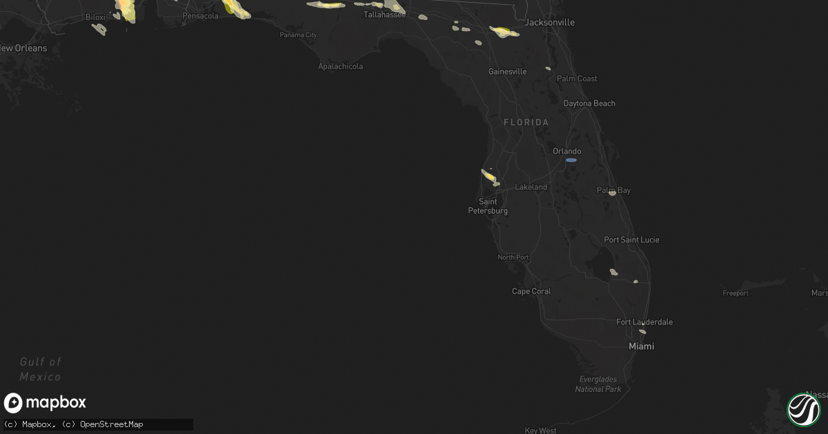 Hail map in Florida on June 17, 2023