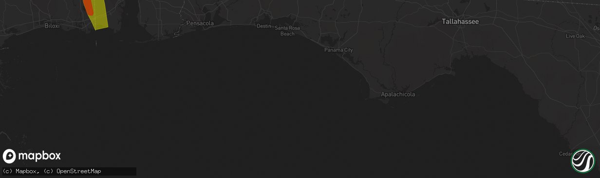 Hail map in Orlando, FL on June 17, 2023