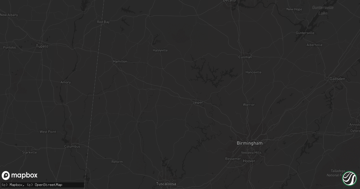 Hail map in Port Allen, LA on June 17, 2023