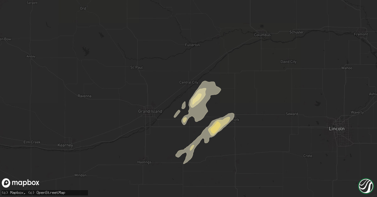 Hail map in Marquette, NE on June 17, 2024
