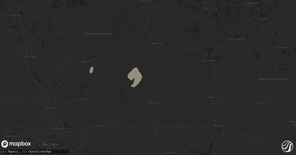 Hail map in Westboro, WI on June 17, 2024