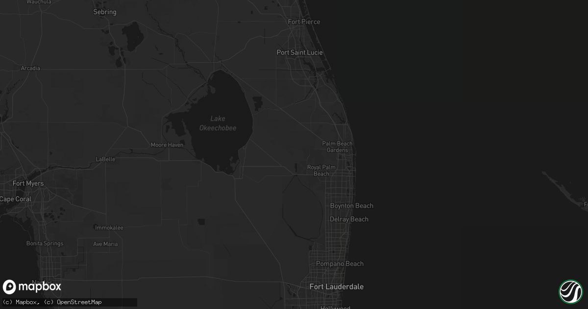 Hail map in Loxahatchee, FL on June 17, 2026