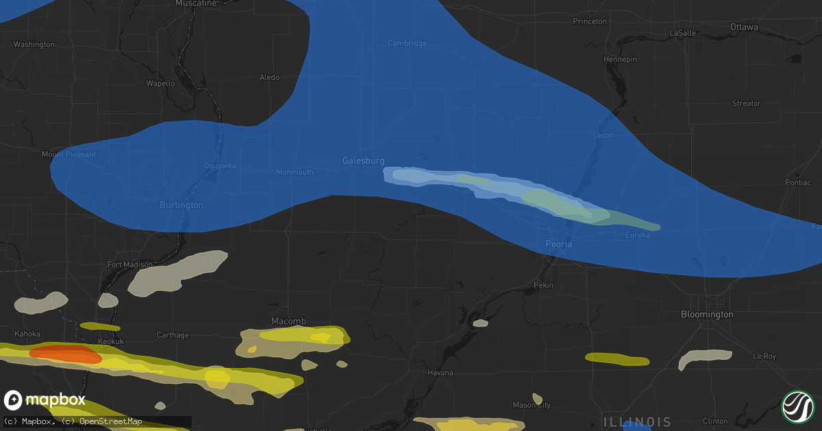 Hail map in Maquon, IL on June 17, 2026