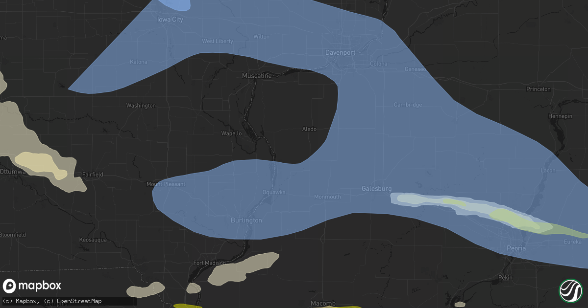 Hail map in Seaton, IL on June 17, 2026