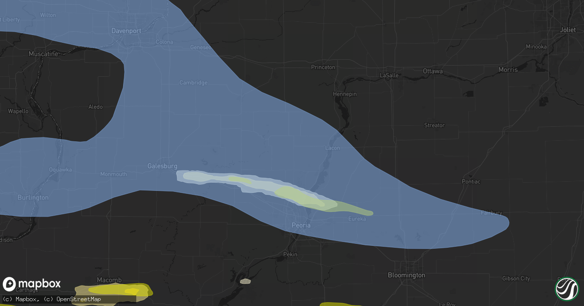 Hail map in Speer, IL on June 17, 2026