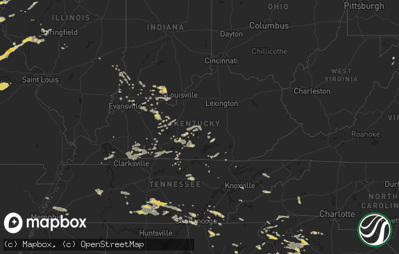 Hail map preview on 06-18-2011