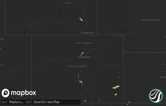 Hail map preview on 06-18-2015