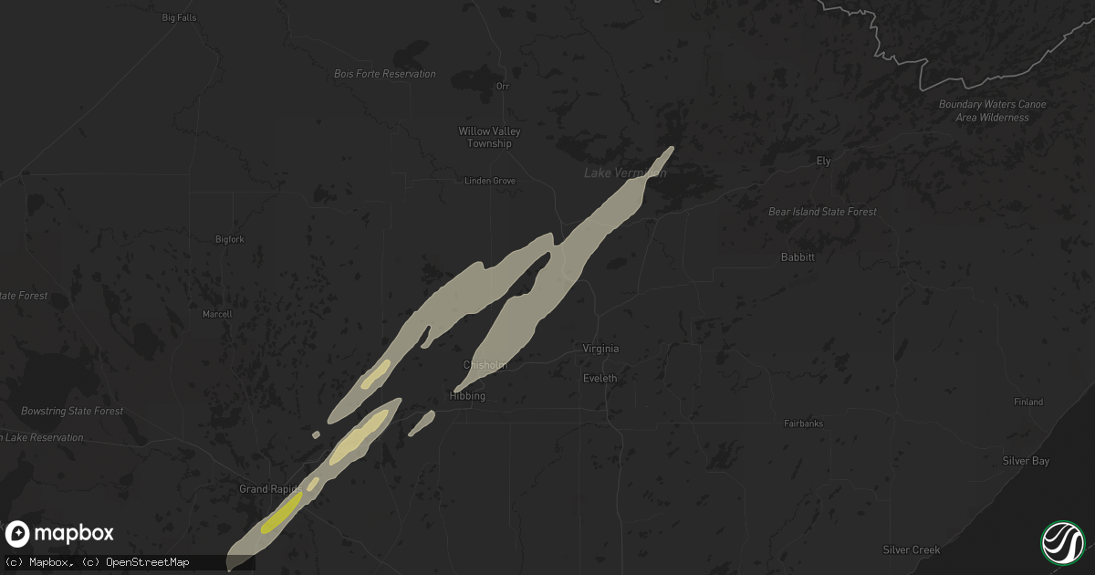 Hail map in Britt, MN on June 18, 2024