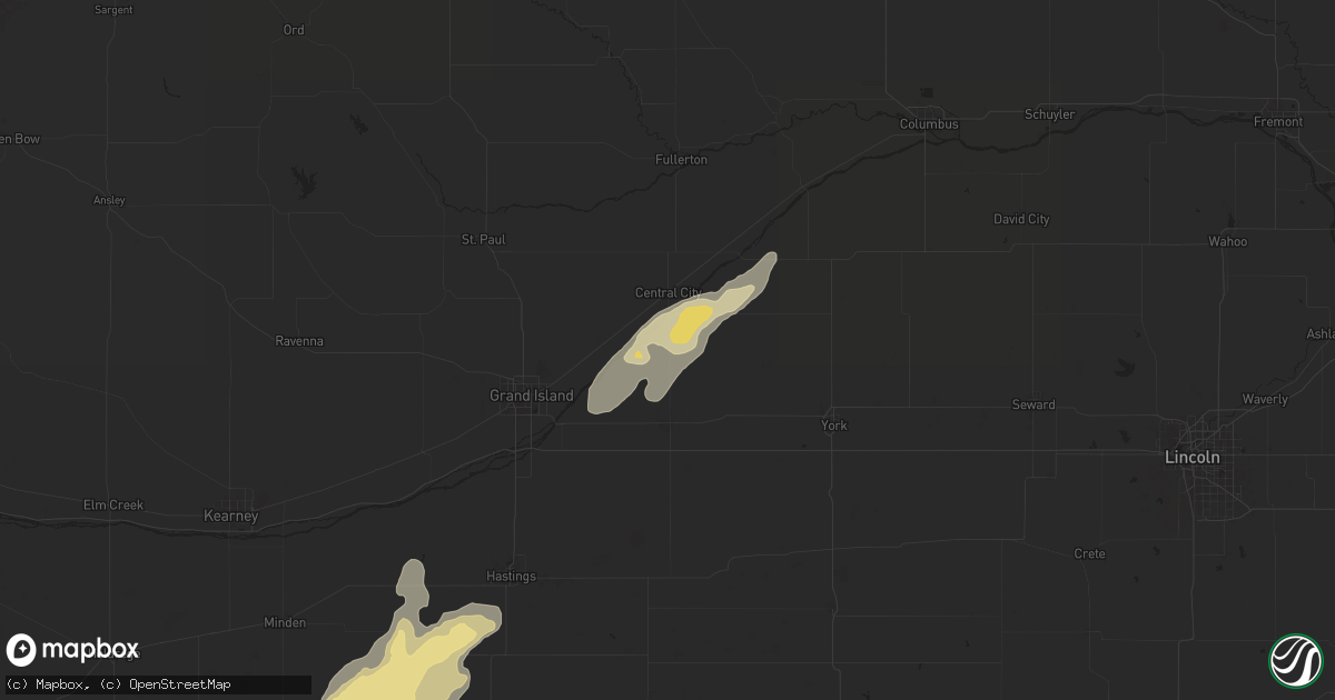 Hail map in Marquette, NE on June 18, 2024