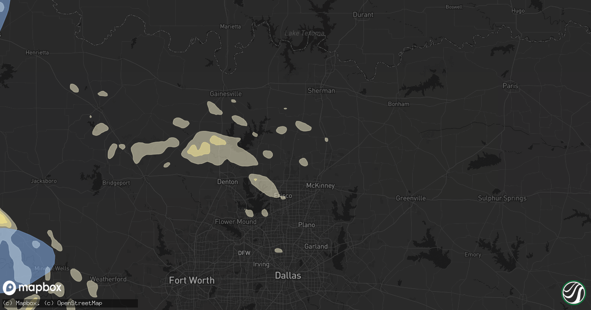 Hail map in Celina, TX on June 18, 2026