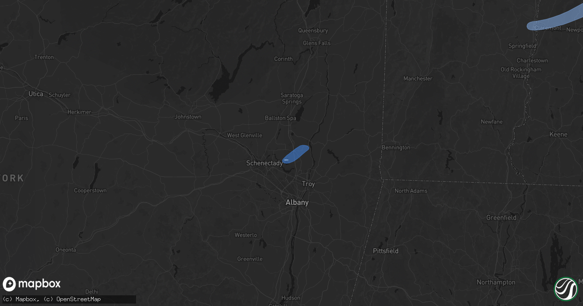 Hail map in Clifton Park, NY on June 18, 2026