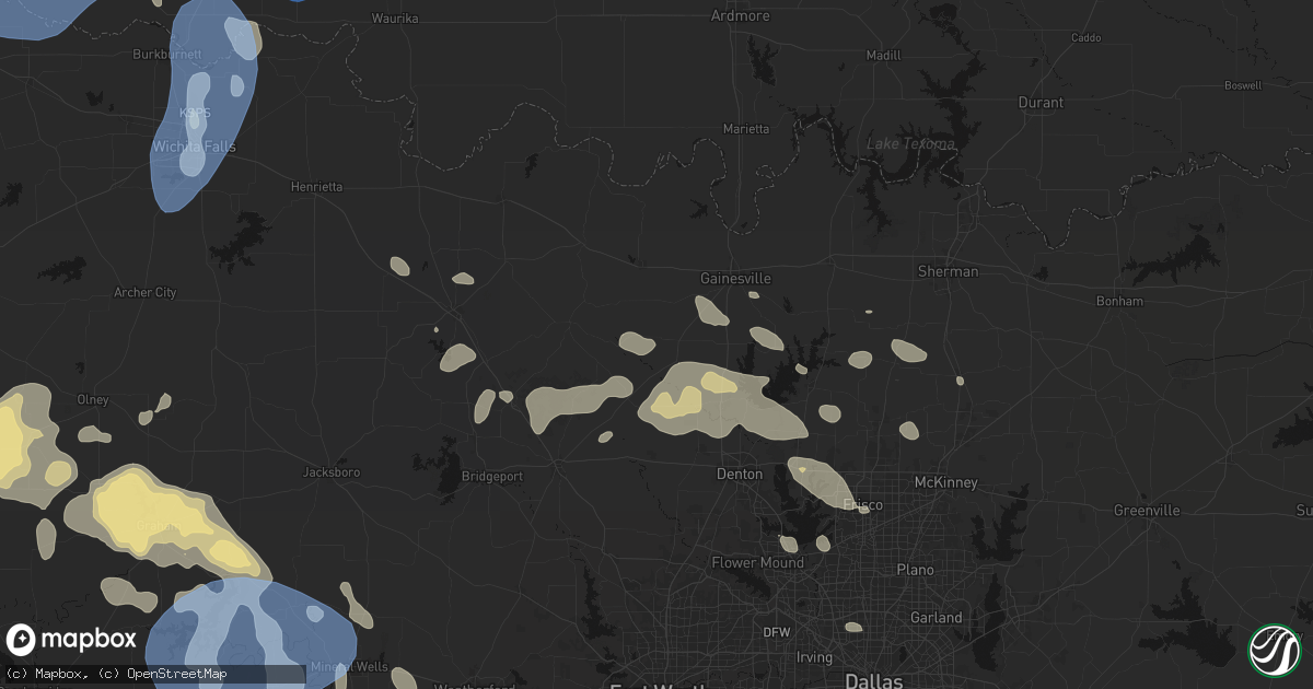 Hail map in Era, TX on June 18, 2026