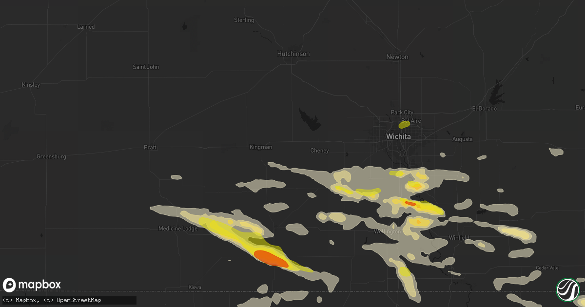 Hail map in Murdock, KS on June 18, 2026