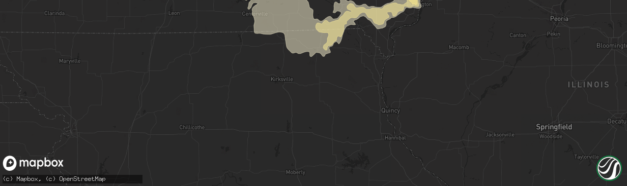 Hail map in Shepherdsville, KY on June 19, 2011
