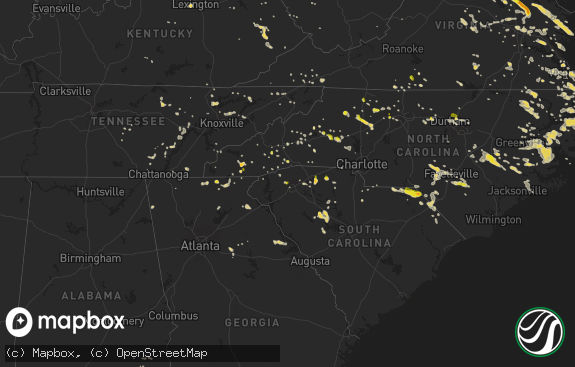 Hail map preview on 06-19-2014