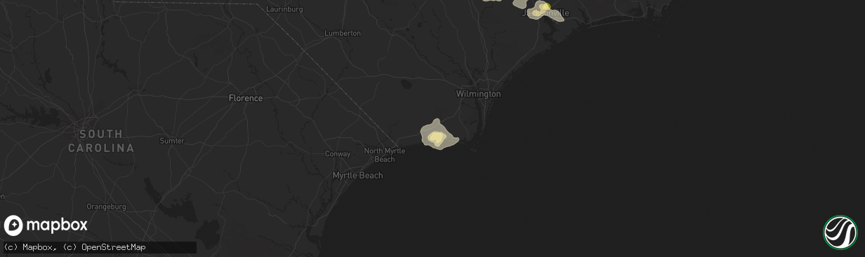 Hail map in Supply, NC on June 19, 2015