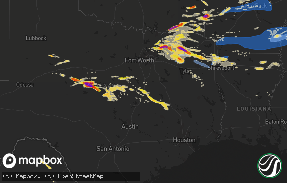 Hail map preview on 06-19-2019